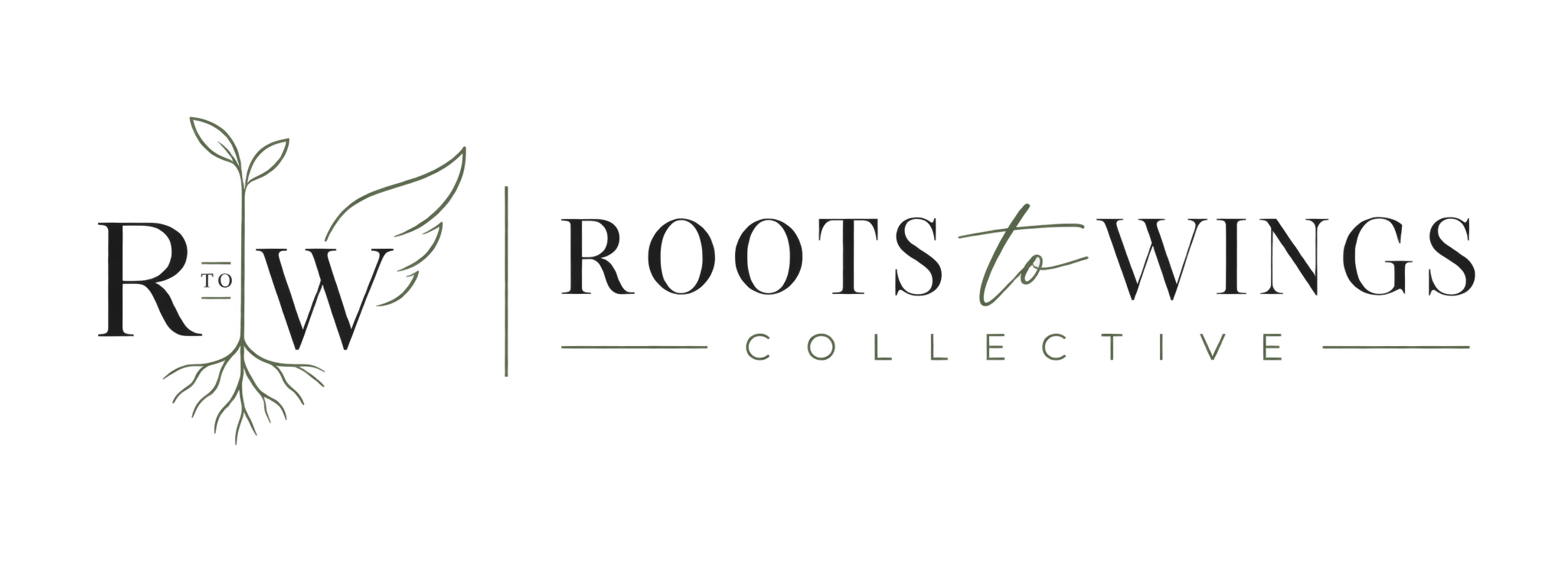 Roots to Wings Collective Logo